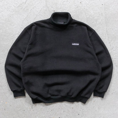 Adidas Spellout Turtleneck Fleece Sweatshirt - 90s (L)