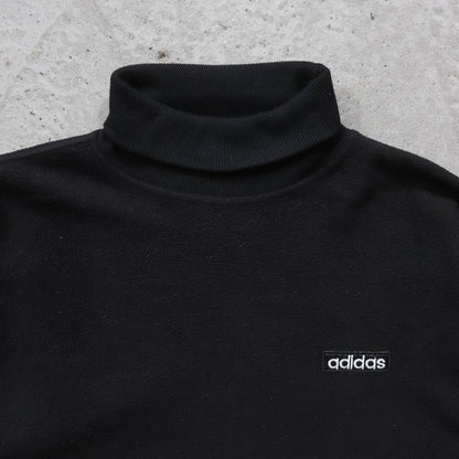 Adidas Spellout Turtleneck Fleece Sweatshirt - 90s (L)