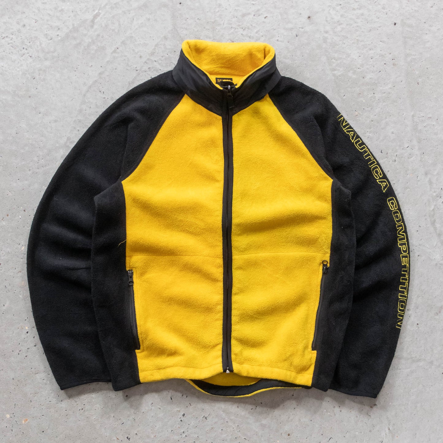 Nautica Competition Two-Tone Fleece Jacket - 90s (M)