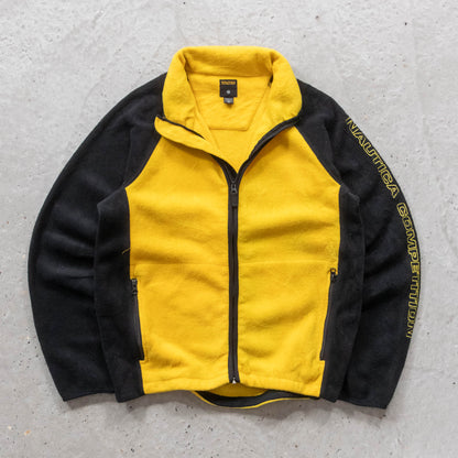 Nautica Competition Two-Tone Fleece Jacket - 90s (M)