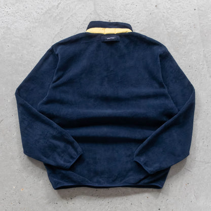 Nautica Embroidered Logo 1/4 Zip Fleece Pullover - 2000s (XL)