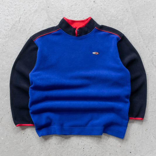 Tommy Hilfiger Colourblock Fleece Pullover - 90s (L)