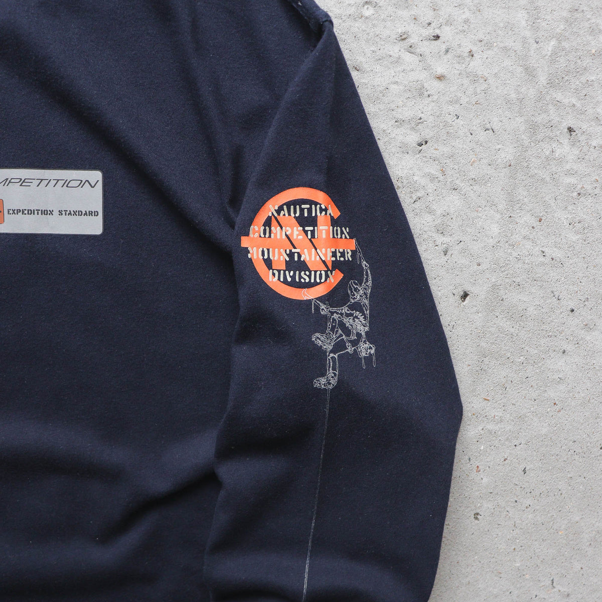 Nautica Competition Mountaineer Division Long Sleeve Tee – 2000s (M)