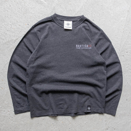 Nautica Expedition Search & Rescue Long Sleeve Tee - 2000s (M)