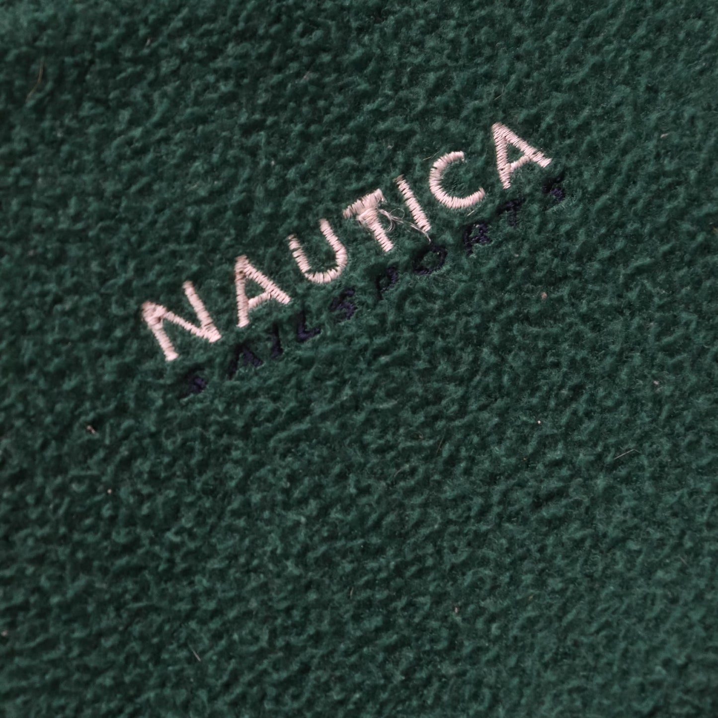 Nautica Sailsports 1/4 Zip Fleece Pullover - 90s (L)