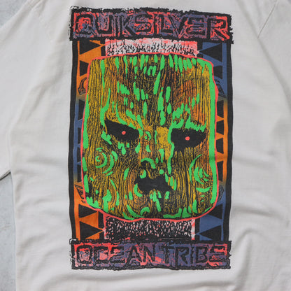Vintage 90s Quiksilver Ocean Tribe Tee - M
