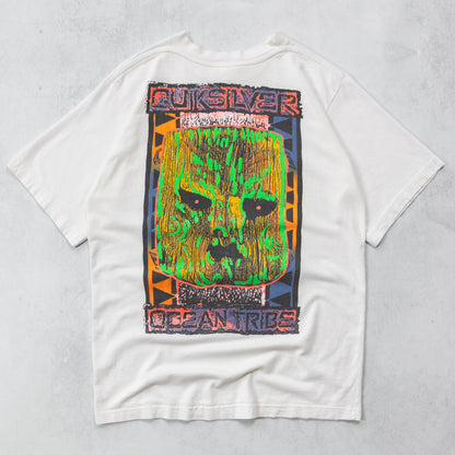 Vintage 90s Quiksilver Ocean Tribe Tee - M