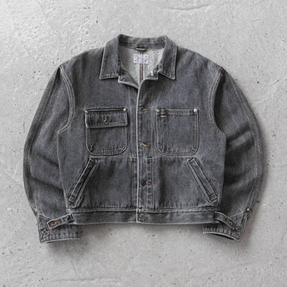 Vintage 80s Polo Ralph Lauren Dungarees Denim Jacket - L