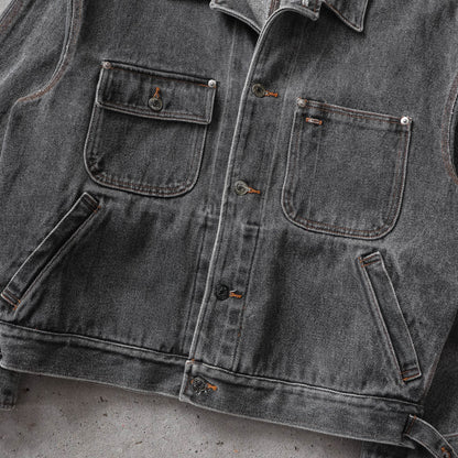 Vintage 80s Polo Ralph Lauren Dungarees Denim Jacket - L