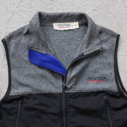 Nautica Competition Fleece Utility Vest - 90s (M)