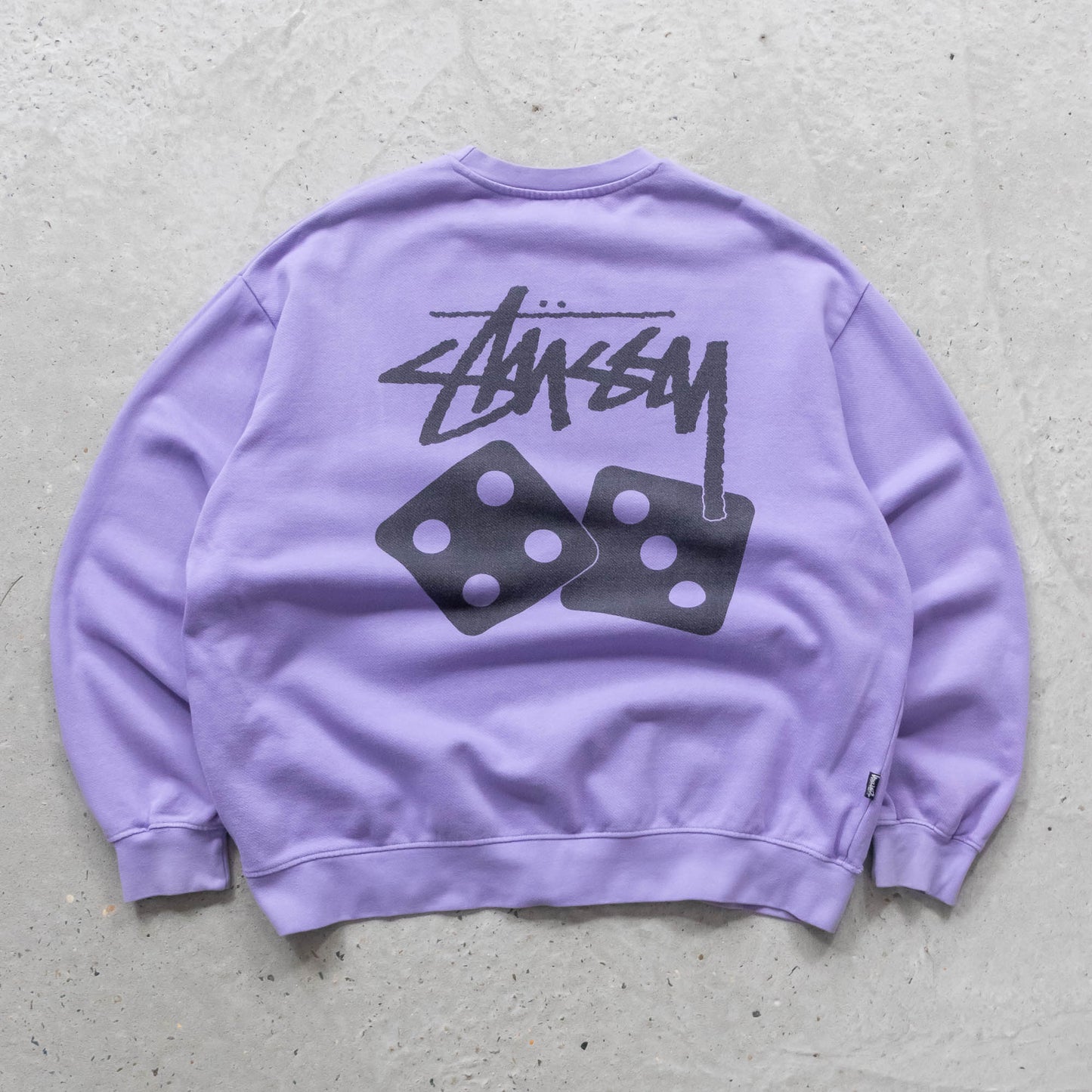 Stussy Dice Pigment Dyed Sweatshirt - 2000s (XL)