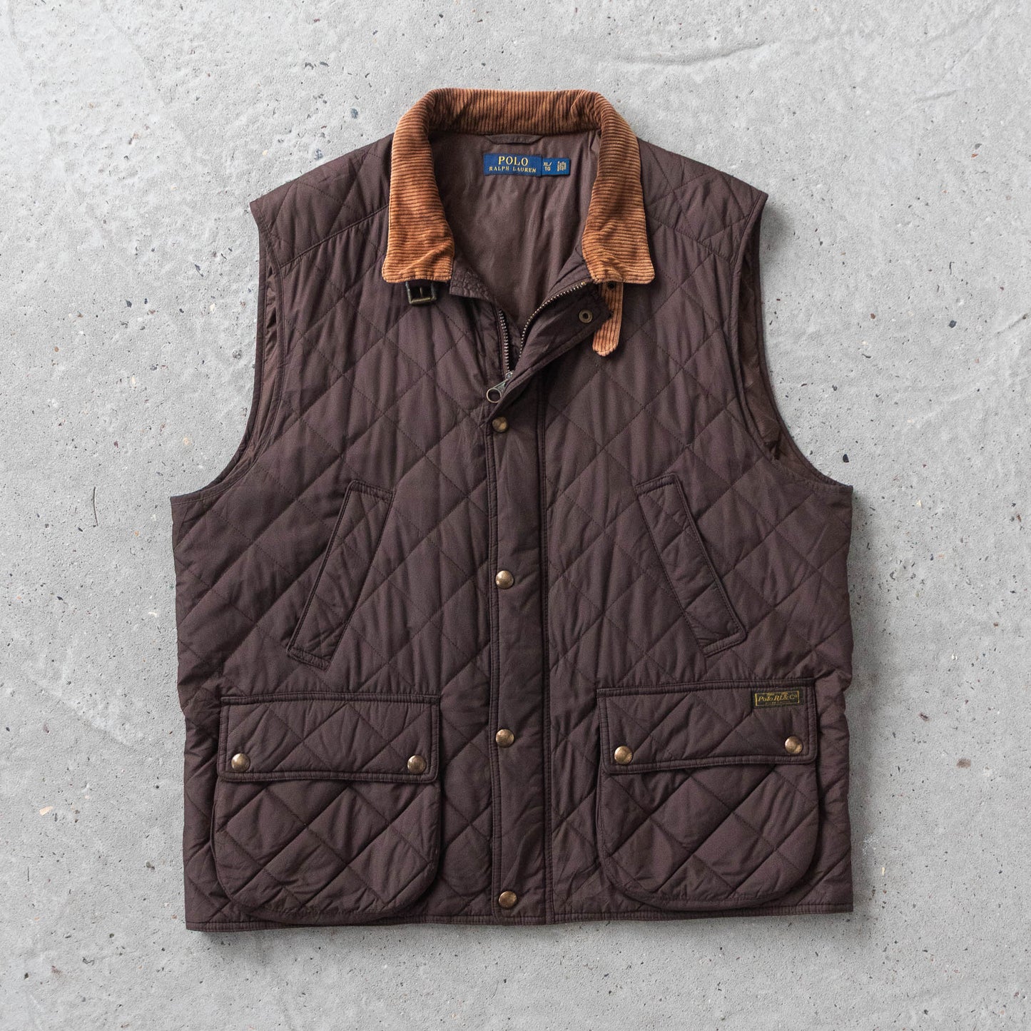 Vintage 2000s Polo Ralph Lauren Quilted Vest - XL