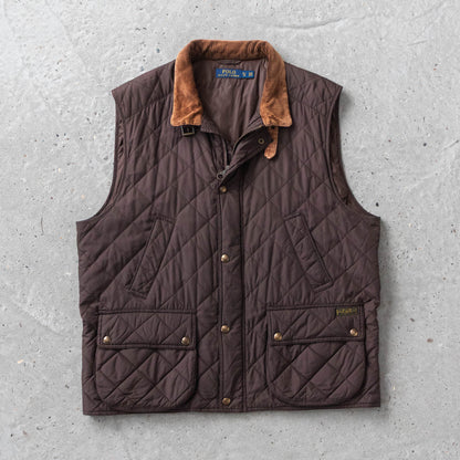 Vintage 2000s Polo Ralph Lauren Quilted Vest - XL