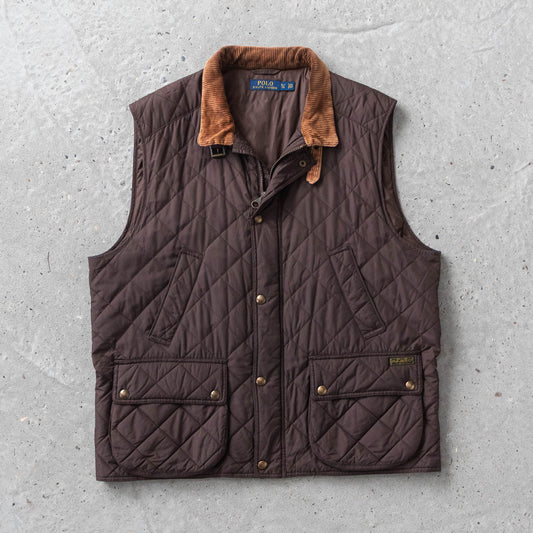 Vintage 2000s Polo Ralph Lauren Quilted Vest - XL
