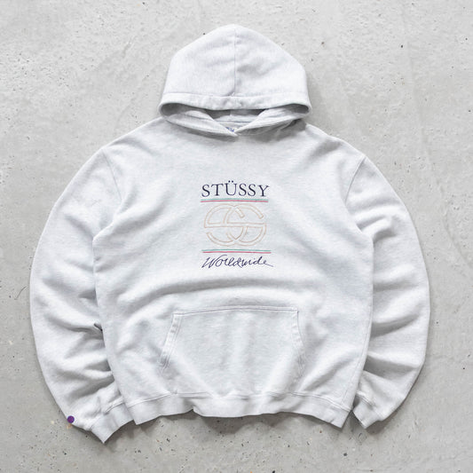 Stussy Embroidered Gucci Hoodie - 2000s (L)