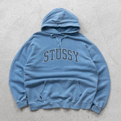 Stussy Spellout Pigment Dyed Hoodie - 2000s (L)