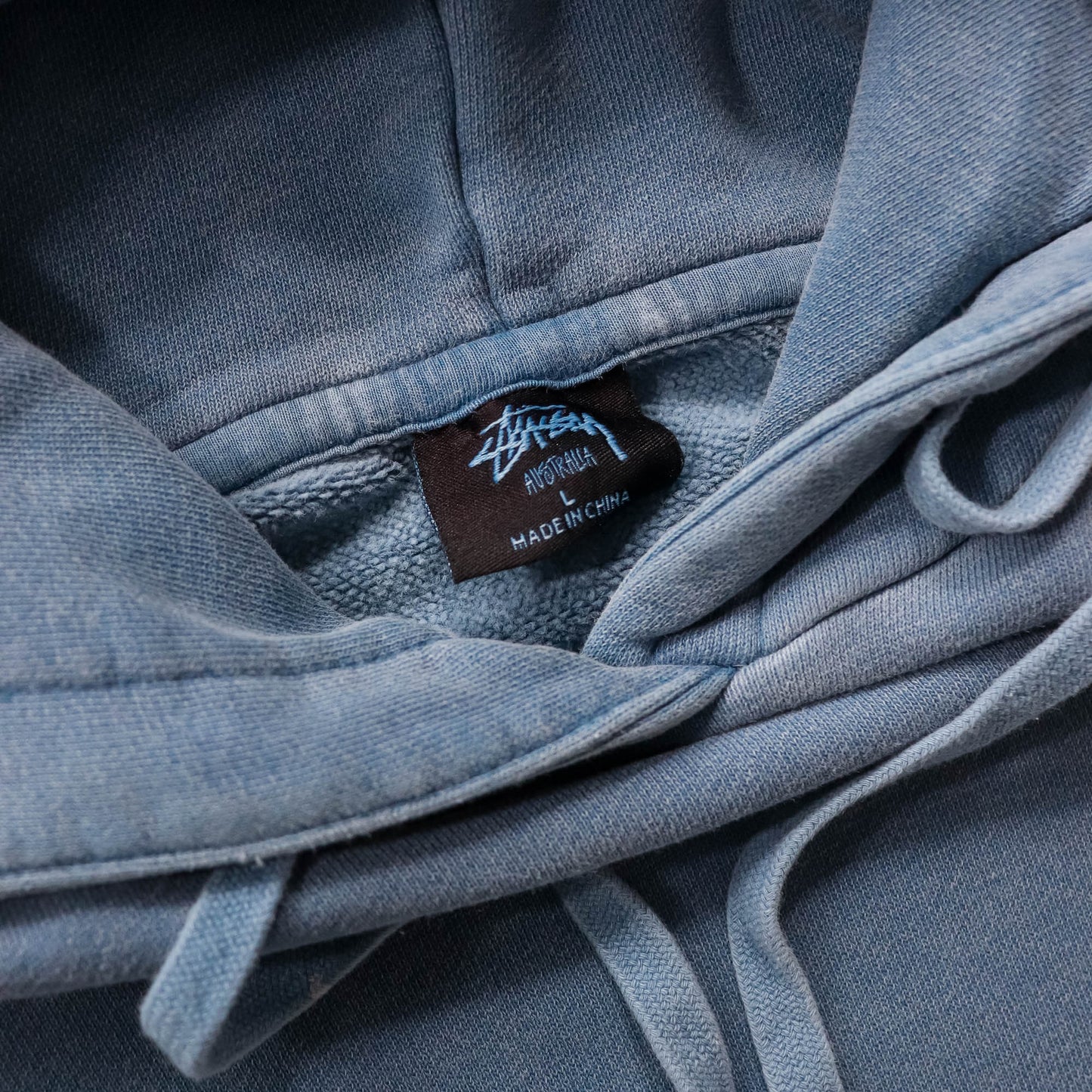 Stussy Spellout Pigment Dyed Hoodie - 2000s (L)