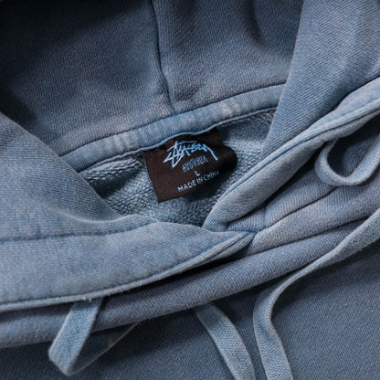 Stussy Spellout Pigment Dyed Hoodie - 2000s (L)