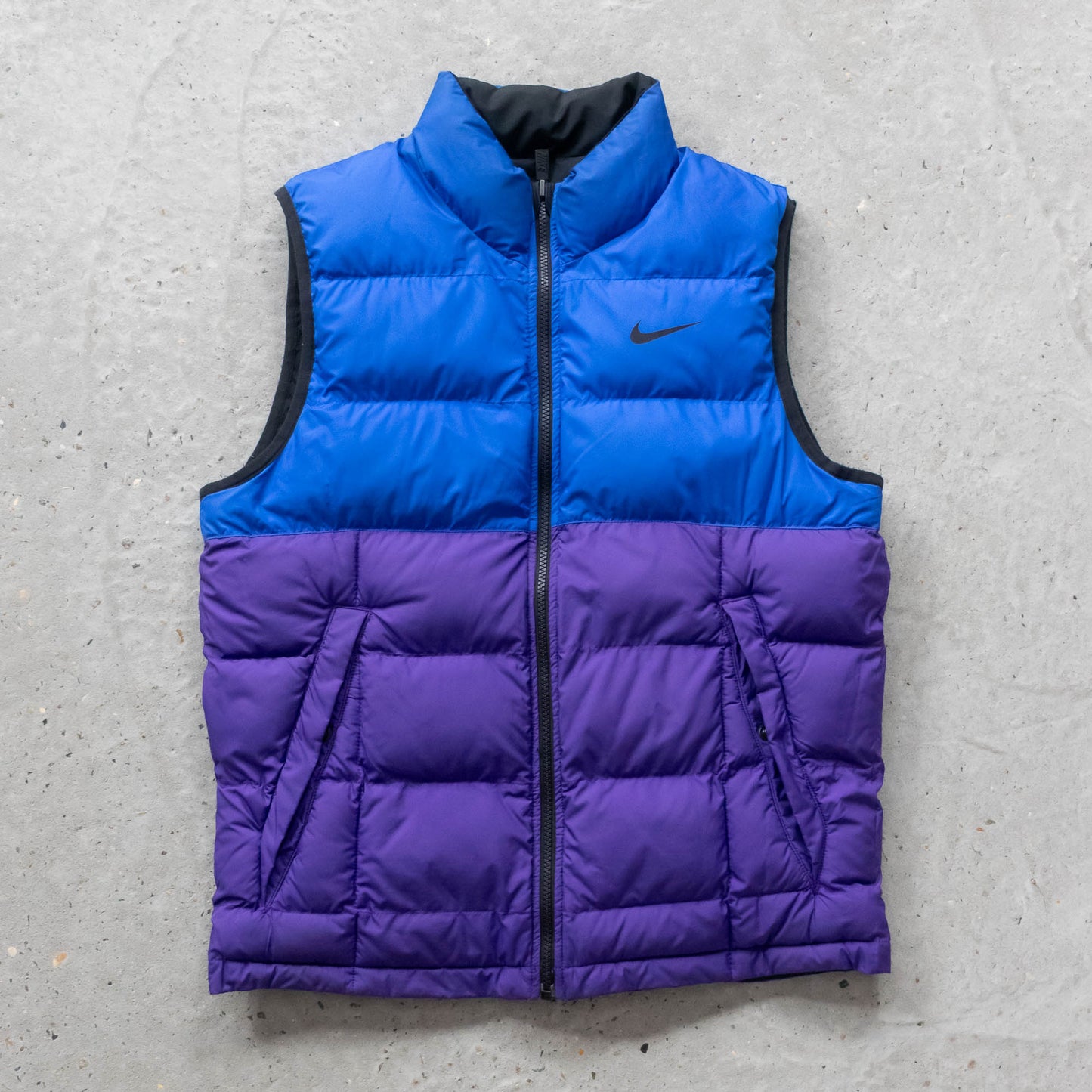 Nike Reversible Colourblock Puffer Vest - 2000s (M)