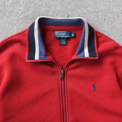 Vintage 90s Polo Ralph Lauren Full-Zip Sweatshirt - M