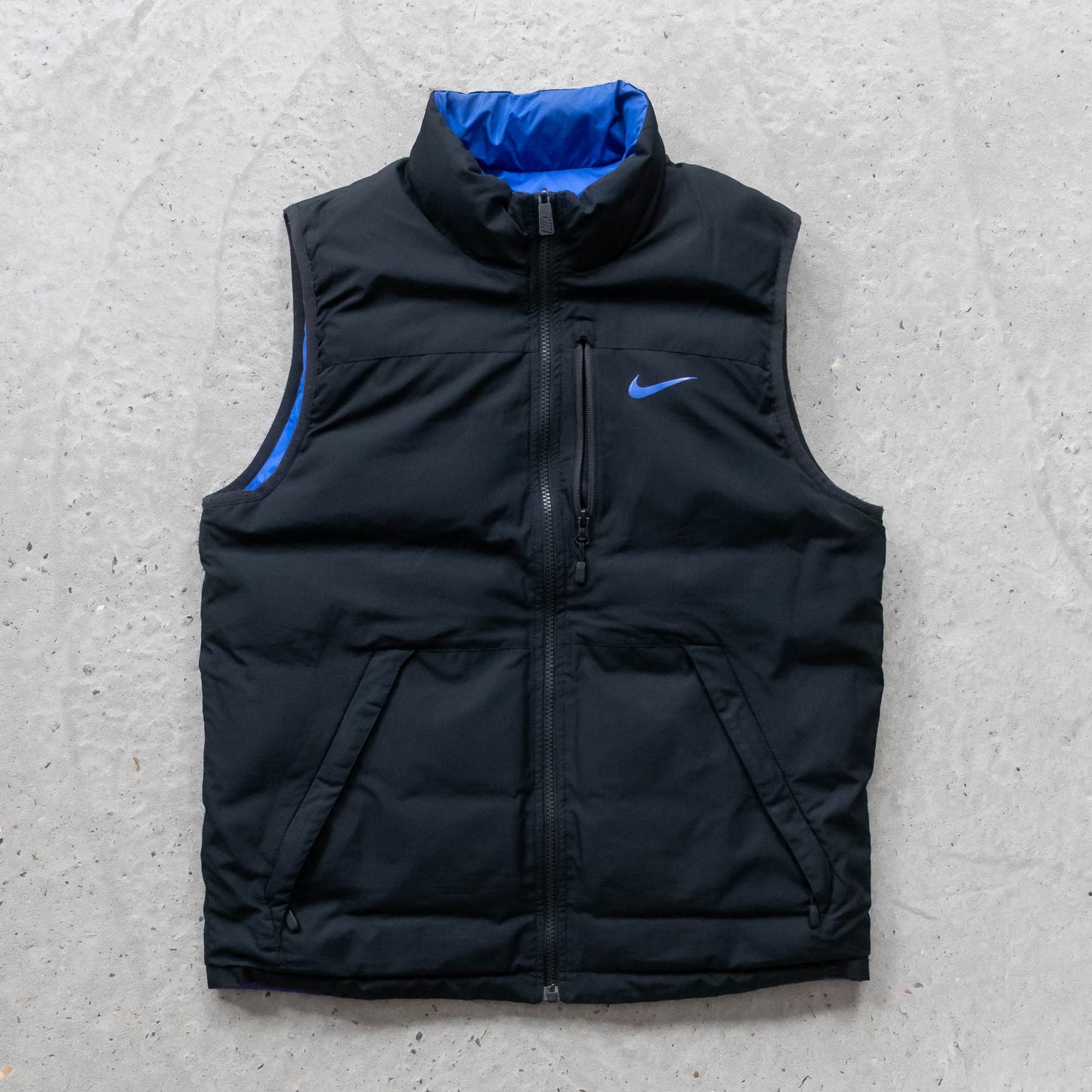 Nike Reversible Colourblock Puffer Vest - 2000s (M)