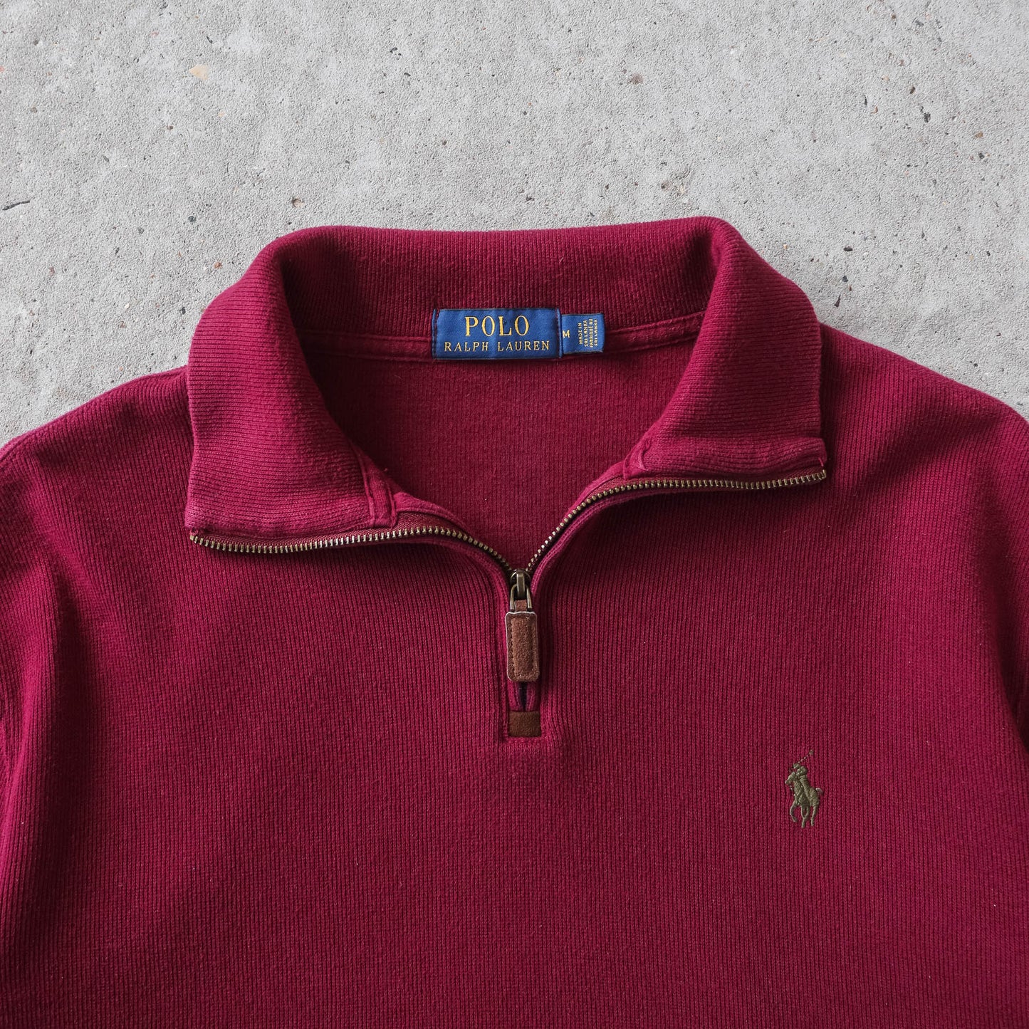 Vintage 2000s Polo Ralph Lauren 1/4 Zip Sweatshirt - M