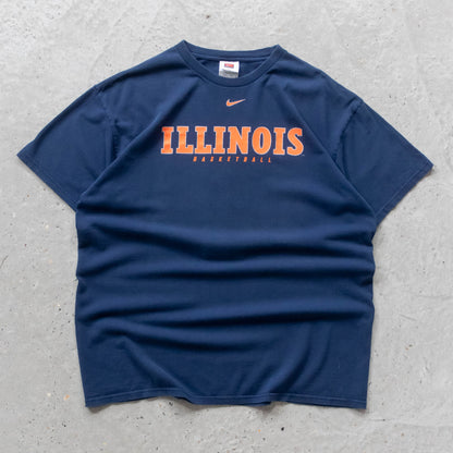 Nike Illinois Fighting Illini Basketball Tee - 2000s (XL)