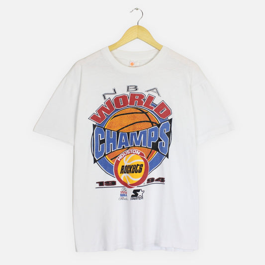 Vintage 1994 Houston Rockets NBA Champions Tee - L