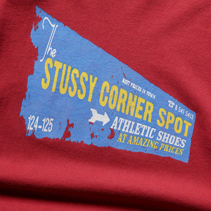 Stussy Crooked Tongues Corner Spot Tee - 2000s (M)