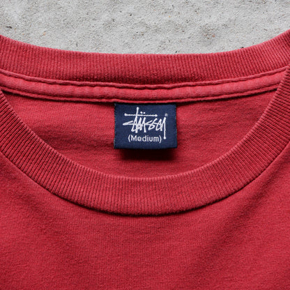 Stussy Crooked Tongues Corner Spot Tee - 2000s (M)