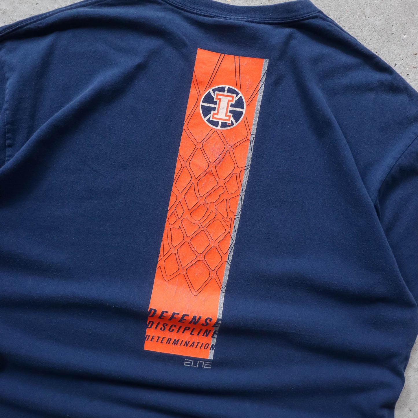 Nike Illinois Fighting Illini Basketball Tee - 2000s (XL)