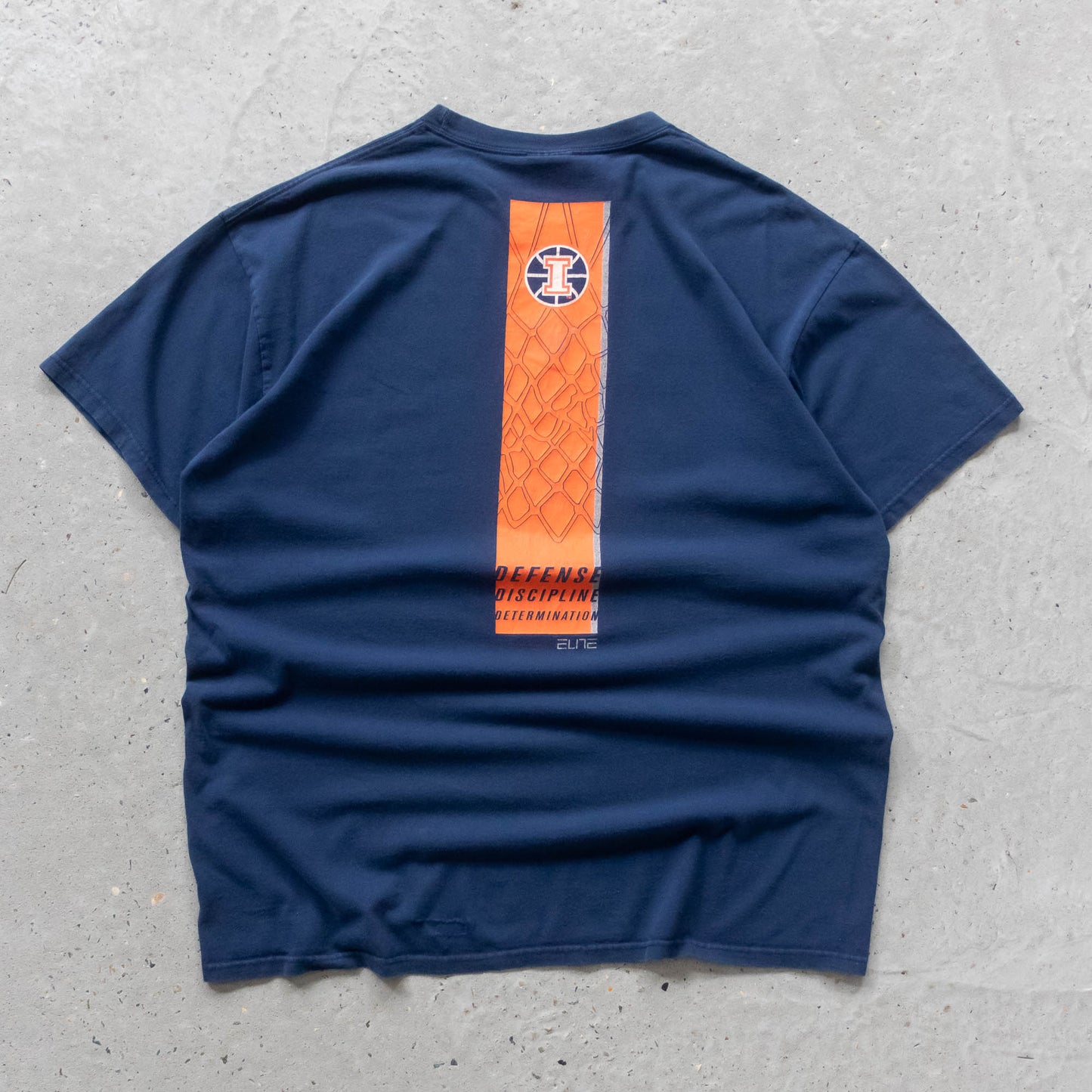 Nike Illinois Fighting Illini Basketball Tee - 2000s (XL)