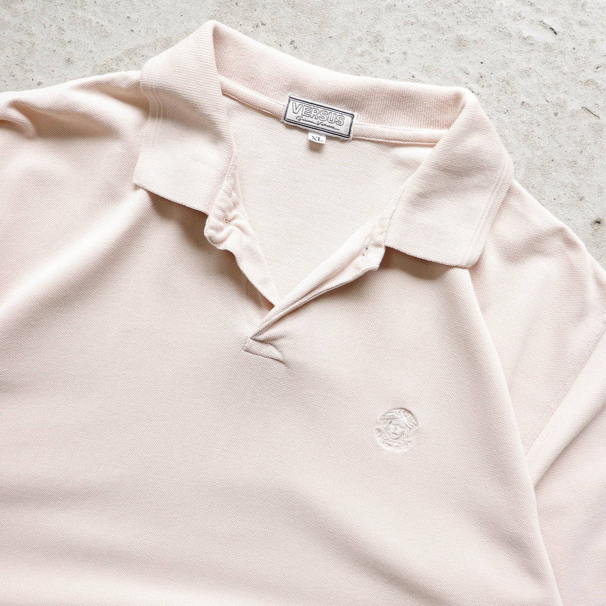 Versace Versus Medusa Logo Polo Shirt – 90s (XL)