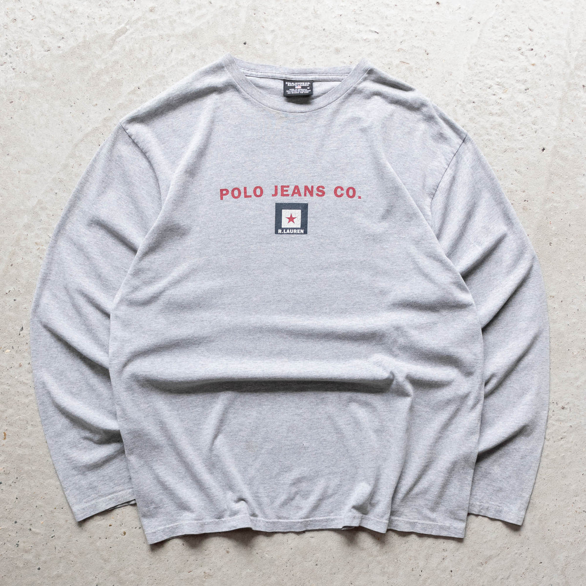 Polo Jeans Ralph Lauren Spellout Long Sleeve Tee – 90s (M)