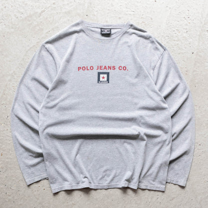 Polo Jeans Ralph Lauren Spellout Long Sleeve Tee – 90s (M)