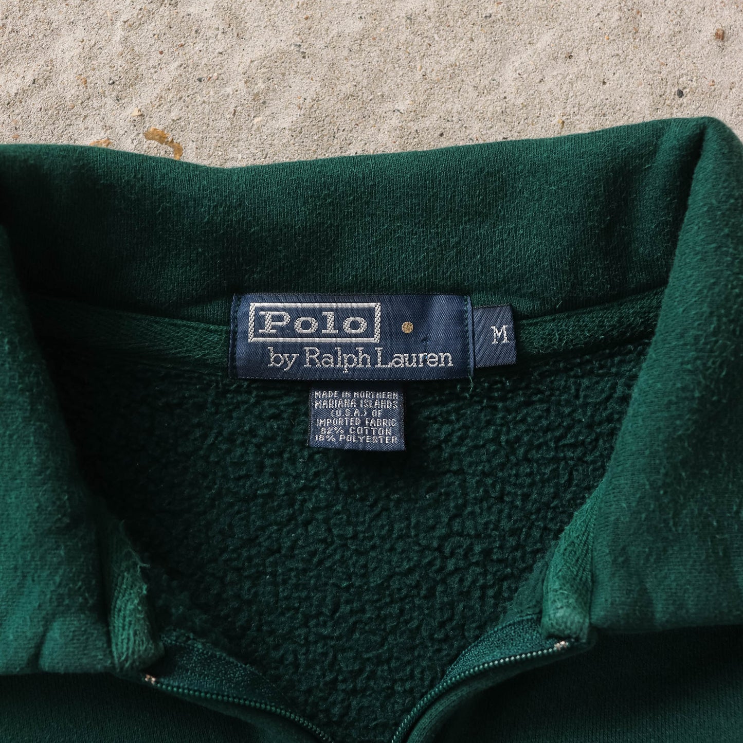 Vintage 90s Polo Ralph Lauren 1/4 Zip Sweatshirt - M