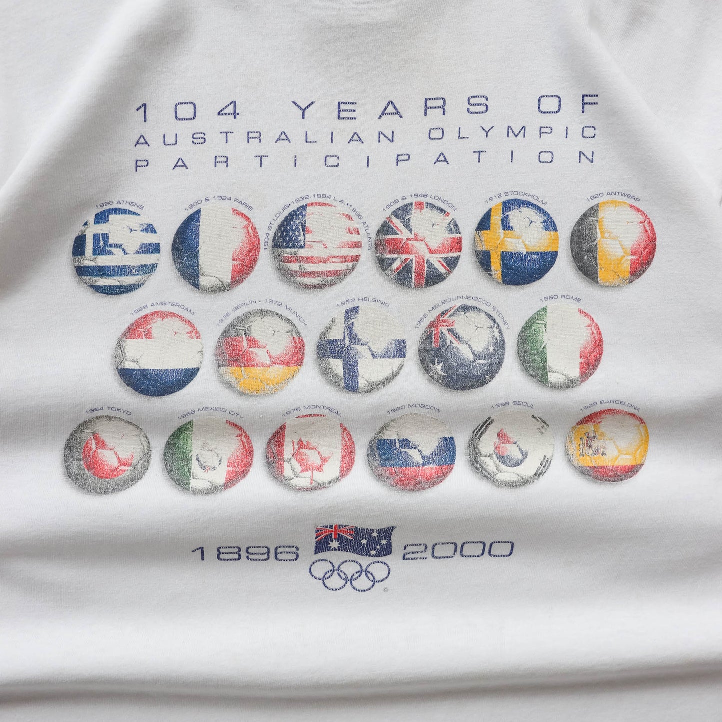 Sydney Olympics Bonds Graphic Tee - 2000 (S)