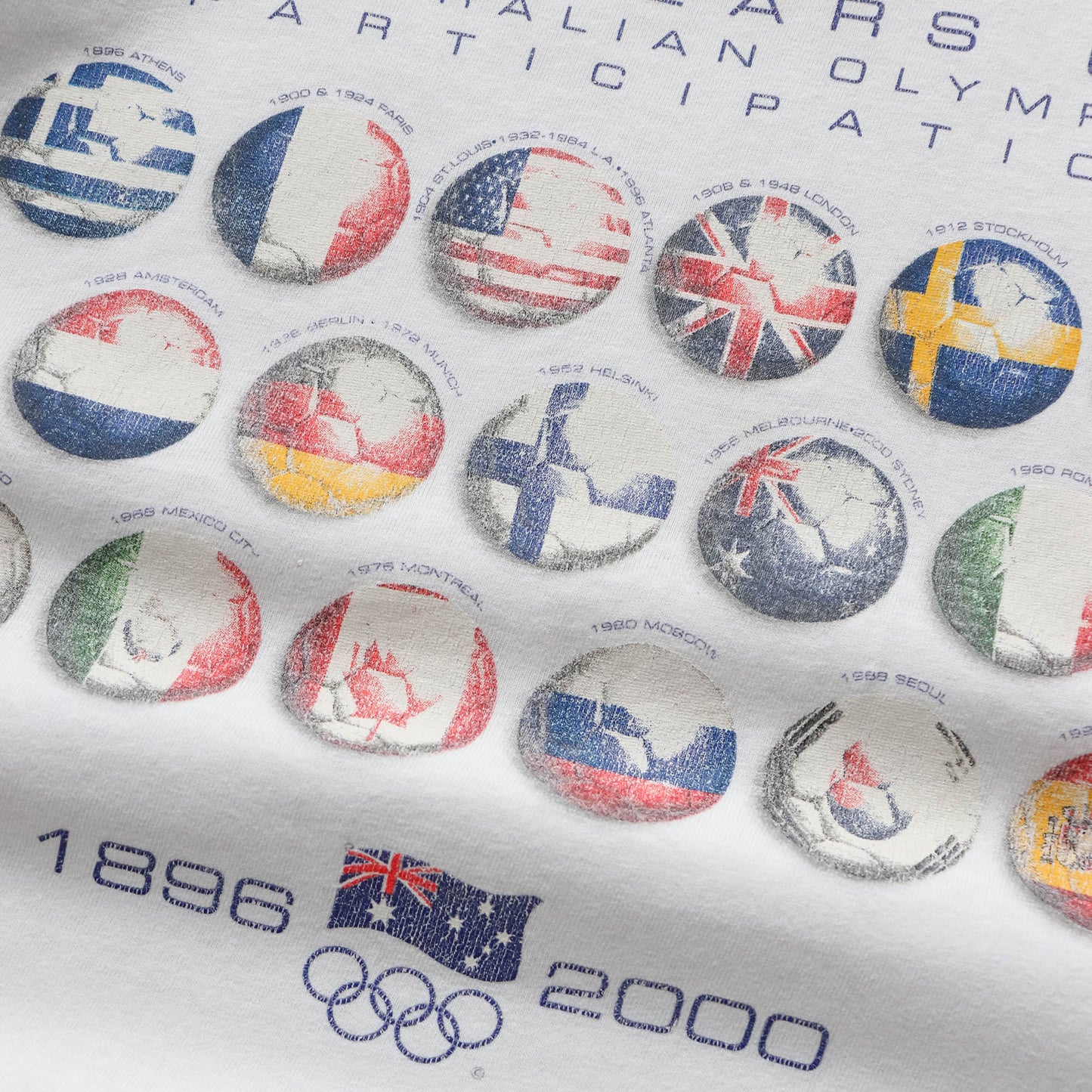 Sydney Olympics Bonds Graphic Tee - 2000 (S)