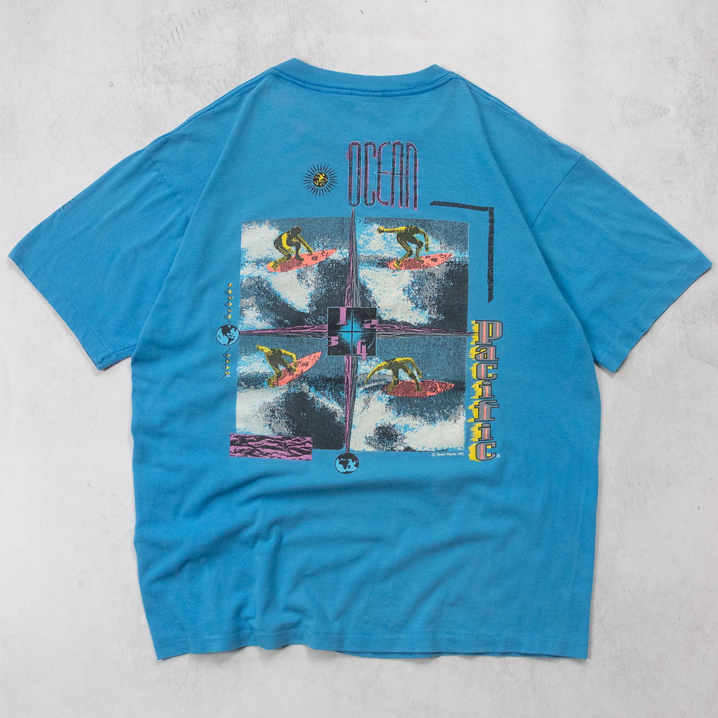 Vintage 1992 Ocean Pacific Graphic Tee - L