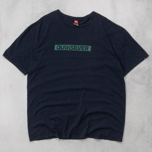 Vintage 2000s Quiksilver Spellout Tee - XXL