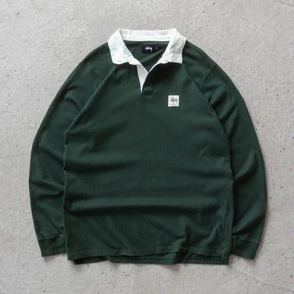 Vintage 2000s Stussy Rugby Jumper - XL
