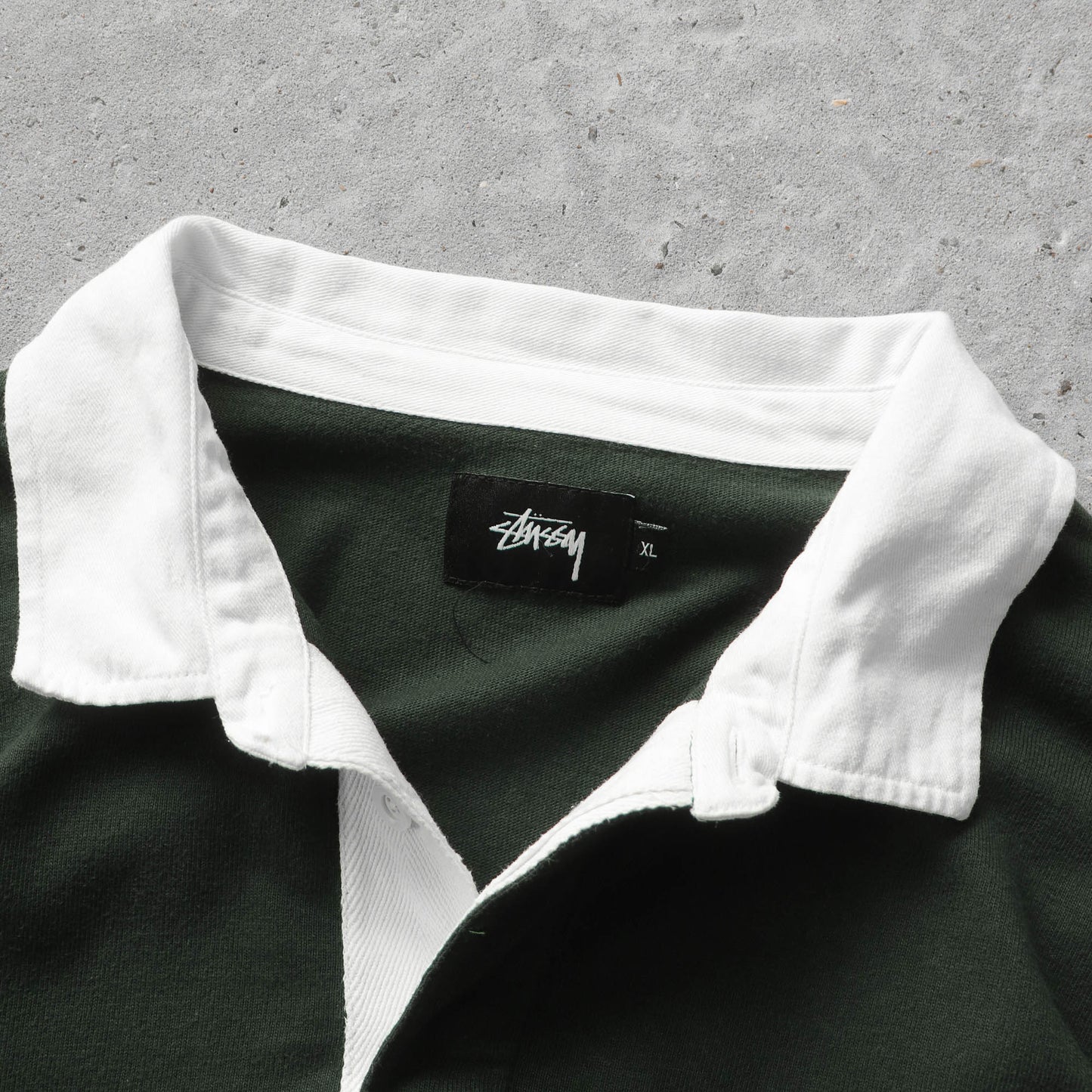 Vintage 2000s Stussy Rugby Jumper - XL