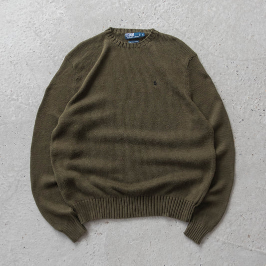 Vintage 90s Polo Ralph Lauren Knit Sweater -  L