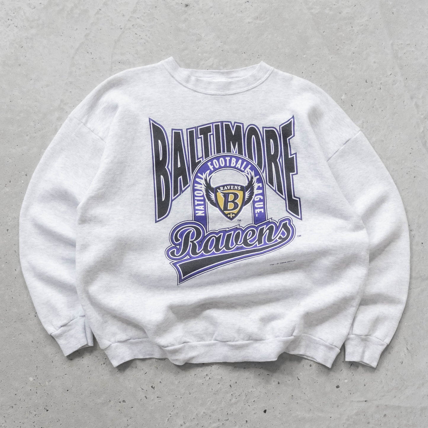 Baltimore Ravens Logo 7 NFL Sweatshirt - 90s (XL)