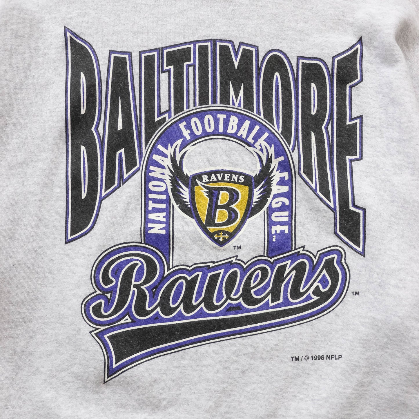 Baltimore Ravens Logo 7 NFL Sweatshirt - 90s (XL)