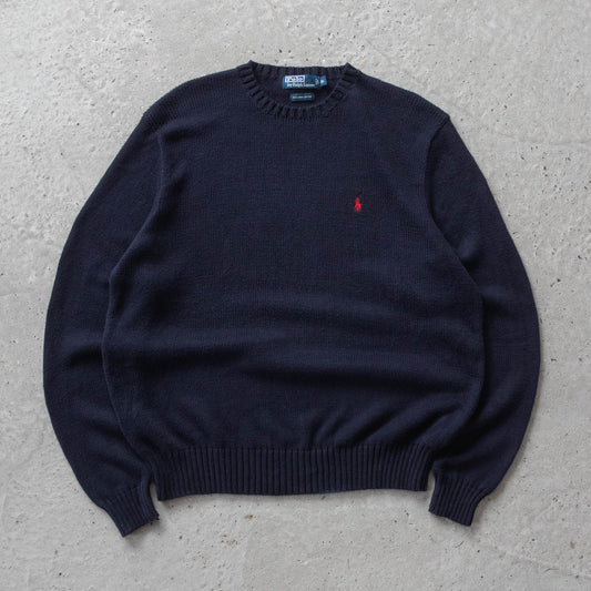 Vintage 90s Polo Ralph Lauren Knit Sweater - XL