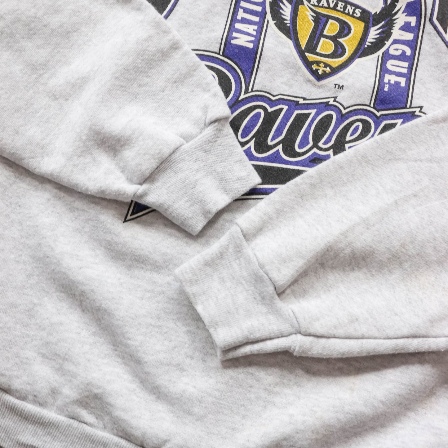Baltimore Ravens Logo 7 NFL Sweatshirt - 90s (XL)