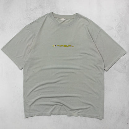Vintage 90s Rip Curl Spellout Tee - XL