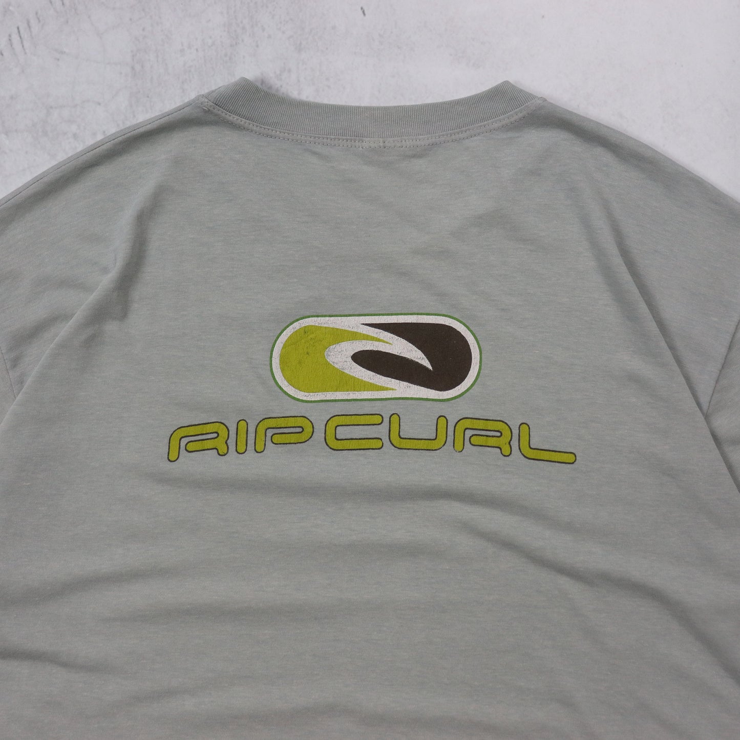 Vintage 90s Rip Curl Spellout Tee - XL