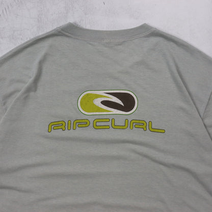 Vintage 90s Rip Curl Spellout Tee - XL